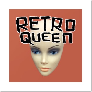 Retro Queen for Vintage Shopping and Thrifting Posters and Art